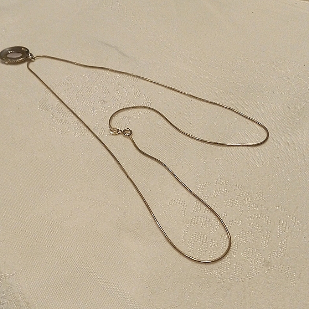 Vintage 925 White Chalcedony Necklace - Picture 6 of 9